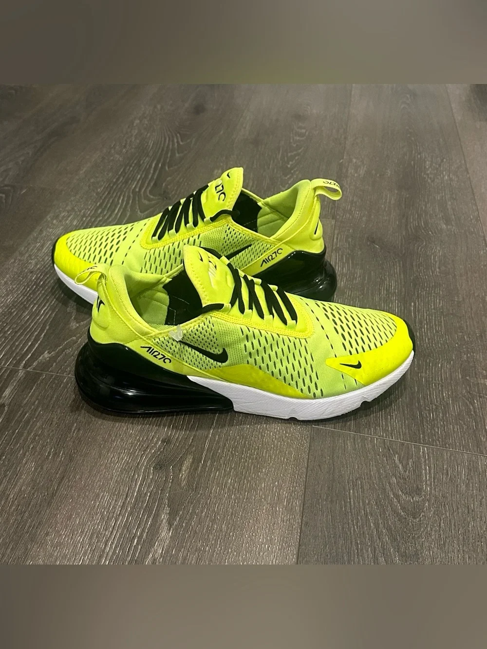 Nike Air Max 170 Neon Yellow and Black A Sneakers Mens Size 11